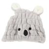 DOITOOL Absorbent Hair Drying Cap for Boy Girl Quick-Dry Cartoon Coral Fleece Hair Wrap with Ear Design Soft and Durable Towel Hat for Easy to Use for Fast Drying view 1