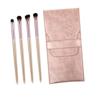 balacoo 1bag Portable Eye Shadow Brush Set for Easy Daily Makeup Application Includes Essential Eye Makeup Brushes and Convenient Carrying Pouch