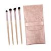 balacoo 1bag Portable Eye Shadow Brush Set for Easy Daily Makeup Application Includes Essential Eye Makeup Brushes and Convenient Carrying Pouch view 1