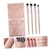balacoo 1bag Portable Eye Shadow Brush Set for Easy Daily Makeup Application Includes Essential Eye Makeup Brushes and Convenient Carrying Pouch view 3