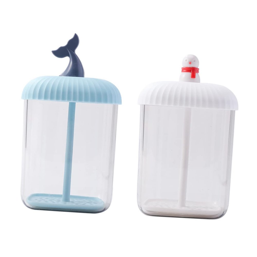 balacoo 2pcs Manual Foaming Face Wash Bottles Portable Bubbler for Smooth Cleansing for Shampoo Shower Gel Liquid Soap Travel-friendly Design