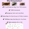 5D Premade fans Wispy lashes 500 Fans 0.07 Mixed Lengths Volume loose Fans C D Curl Handmade Fan eyelash extensions Kimeyelashes promade fan (Curl C - 8D 0.07) view 2