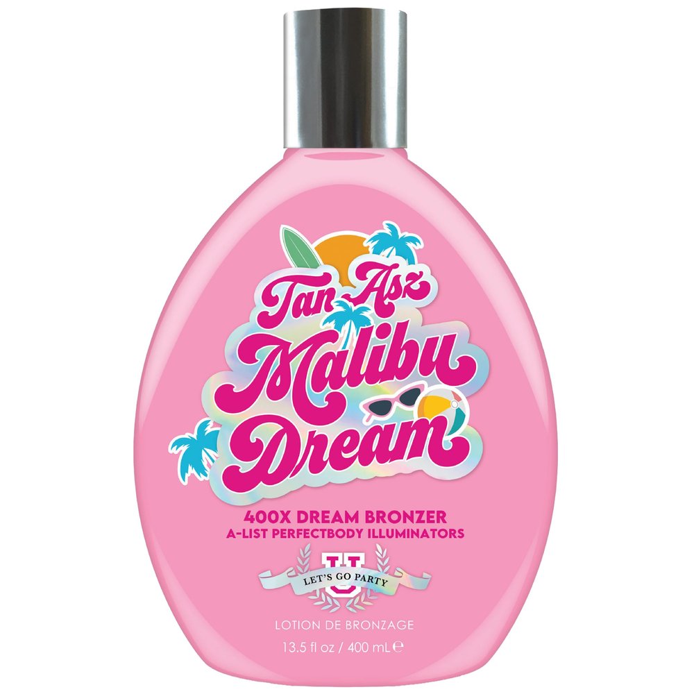 Malibu Dream 400X Dream Bronzer Tanning Lotion 13.5 oz  Ultra Dark Bronzing Formula with Skin Hydrating Extracts for Deep, Lasting Color and Silky Smooth Skin