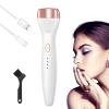 5D Push Heated Eyelash Curler, Electric Heated Eyelash Curler Lash Curler, Long-Lasting Curls, Adjustable Temperatures, USB Rechargeable for Quick Natural Curling Makeup (White) view 1