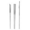 Professional 3pcs Steel Pedicure Knife Set, Stainless Steel Pedicure Blades and Callus and Cuticle Removal Kit, Home and Salon Pedicure Kit view 1