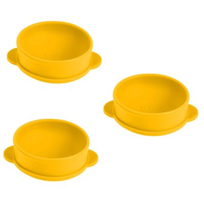 Balacoo 3 Pcs Silicone Melt Wax Bowl Silicone Inner Bowl Wax Warmer Bowl - Silicone Bowl Wax Heater Accessory Easy to Clean Silicone Tool, Yellowx3pcs