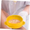 Balacoo 3 Pcs Silicone Melt Wax Bowl Silicone Inner Bowl Wax Warmer Bowl - Silicone Bowl Wax Heater Accessory Easy to Clean Silicone Tool, Yellowx3pcs view 4