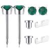 SugarTang Ear Piercing Gun Kit - Disposable 316L Surgical Stainless Steel 4mm Prong Set Cubic Zirconia Stud, At Home Self Piercer With Birthstone Earrings (Emerald) view 1