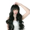 26inch Synthetic Fashion High Temperature Fiber Machine Made for Woman Long Black Wavy Hair Loss for Toppers (Orange) view 1