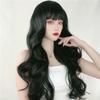 26inch Synthetic Fashion High Temperature Fiber Machine Made for Woman Long Black Wavy Hair Loss for Toppers (Orange) view 2