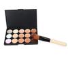 Beaupretty Concealer Set 15 Colors Makeup Palette Face Powder Brush Cover Cream Alternative Duplicates view 1