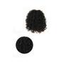 12.99" Short Curly With Bangs Rose Net 33cm /12.99 inch Natural Black Synthetic for Woman High Temperature Fiber Fashion Toppers (Natural black) view 2