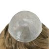 Healthlif Transparent Thin Skin Toupee For Men Human Hair Pieces For Men 0.06mm Think Skin Hair Replacement System For Men Hair Prosthesis Units Patch8x10light to medium density7# VERY LIGHT BROWN view 4