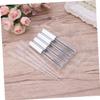 Beaupretty 4pcs Empty Eyelash Tubes with Silver Lids Funnels Transfer Pipettes Set for Diy Mascara and Eyelash Storage Transparent Bottles for Easy Viewing view 2