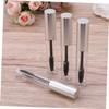 Beaupretty 4pcs Empty Eyelash Tubes with Silver Lids Funnels Transfer Pipettes Set for Diy Mascara and Eyelash Storage Transparent Bottles for Easy Viewing view 3