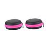 Beaupretty 2pcs Essential Oil Storage Bag Round Carry Case for Bottles Eva and Pu Organizer for Travel and Daily Use Empty No Bottles Included view 1
