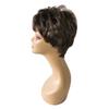 10" Ntural Fluffy Straight Bangs Synthetic A Wig Machine Made Short Curty Hair For Woman for Hair Loss 25cm/10inchToppers for White Hair (Dakr brown) view 3