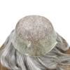Healthlif Toupee For Men Soft Swiss Lace Hair Replacement System For Men Hairpieces Mens Toupee Human Hair Prosthesis Patch Units For Men7x9medium light density#1B80 1B# OFF BLACK+80% GREY view 4