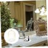 Angoily Bird Cage Shaped Desk Cosmetic Organizer Elegant Makeup Display Stand for Dressing Table Office Stylish Rack for Cosmetics Storage Unique Design view 2