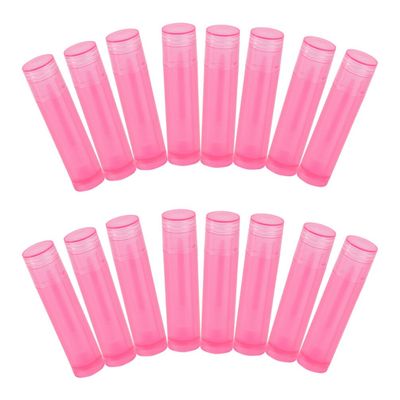 Angoily 24pcs Diy Lipstick Tube Lip Balm Container Empty Tubes Self-made Lipstick Supplies Plastic Sub Plastic Holder Empty Balm Sub