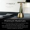 FREED Bronze Series Customized gifts Engraving Shaving Kit - Safety Razor with metal handle include razor travel case,razor base,and 10 blades,It's the best gift for men (Green) view 3