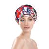 4th Of July Patriotic Truck Print Shower Cap, Shower Cap for Women Reusable, Waterproof Bath Cap,Quick Drying Bath Hair Cap view 3