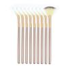 Beaupretty 9pcs Soft Multi-color Fan Makeup Brush for Blending Contouring and Highlighting for Teen Girls for Festivals and Everyday Use view 1