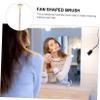 Beaupretty 9pcs Soft Multi-color Fan Makeup Brush for Blending Contouring and Highlighting for Teen Girls for Festivals and Everyday Use view 3