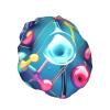 Abstract Science Chemistry Illustration 3D Print Shower Cap, Shower Cap for Women Reusable, Waterproof Bath Cap,Quick Drying Bath Hair Cap view 2