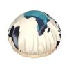 Abstract World Map Print Shower Cap, Shower Cap for Women Reusable, Waterproof Bath Cap,Quick Drying Bath Hair Cap view 1