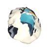 Abstract World Map Print Shower Cap, Shower Cap for Women Reusable, Waterproof Bath Cap,Quick Drying Bath Hair Cap view 2
