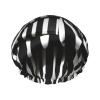 Black & White Stripe Print Shower Cap, Shower Cap for Women Reusable, Waterproof Bath Cap,Quick Drying Bath Hair Cap view 1