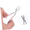 DOITOOL 6pcs Scissors Shaped Eyebrow Tweezers Stainless Tool for Easy Eyebrow Shaping Unique Scissor Design for Precise Trimming Multi-color for Makeup Artists and Personal Care view 3