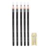 Eyebrow Pencils Brow Pencil Set, 4 in 1 Accurate Duckbill Eyebrow Pencil Set, Eyebrow Pencil for Eye Liner Set with Sharpener Essential Eyebrow Makeup Kit for Cosmetic Shaping (Black) view 1