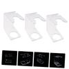 DOITOOL 3pcs Brush Holder Hanging Shave Brush Stand for Men's Shaving Kit Transparent Design for Easy Drying and Organization for Daily Use view 2