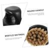 DOITOOL 4pcs Beard Care Brushes Natural Bristle Beard Brush for Men Portable Grooming Tool for Facial Hair for Balm Distribution and Skin Exfoliation view 3
