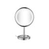 CBLdF LED Desktop Single Sided Makeup Mirror, 8In Desktop Beauty Mirror White Light,Chrome,10X view 1