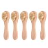 5Pcs Facial Cleansing Brush Manual Face Cleaning Tool with Natural Bristles for Gentle Exfoliation and Deep Pore Cleansing Skin Care Face Scrubber Exfoliator view 1