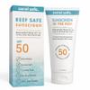 Reef Safe Mineral Sunscreen Travel Lotion SPF 50 - Mexico & Hawaii 104 Reef Act Compliant, Biodegradable, Zinc Oxide, Oxybenzone & Octinoxate Free, Water Resistant, Natural Ingredients, by Coral Safe view 1