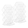 2Pcs Acrylic Lipstick Storage Organizer Clear Lip Gloss Holder Display Shelf Balm Stand Tint Storage Rack Desk stick Organizer Makeup Box Transparent Cosmetic view 1