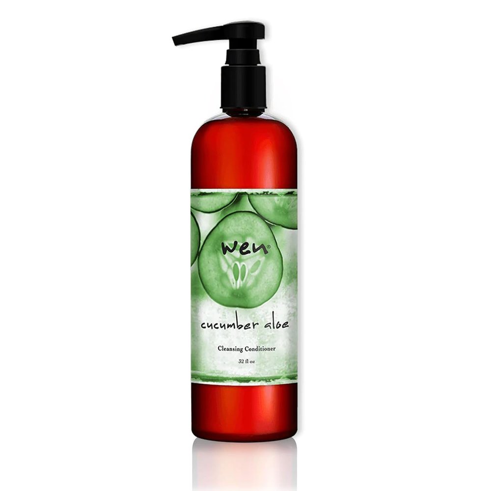 WEN by Chaz Dean Cleansing Conditioner - Cleansing Conditioner for Hair, Shampoo & Conditioner Cowash for Fine or Curly Hair, Co Wash with Cucumber Extract - Cucumber, 32 Fl Oz (Pack of 1)