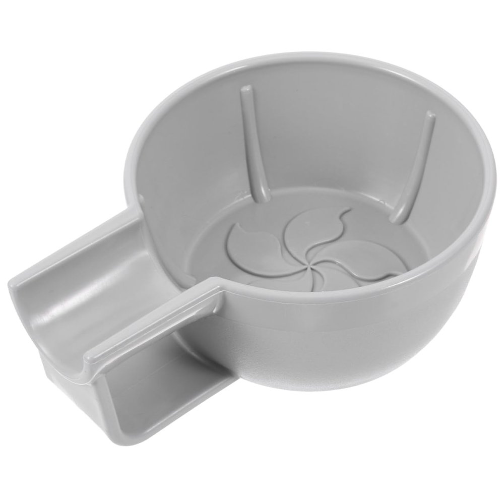 FRCOLOR Delicate Small Shaving Bowl Capacity Plastic Bowl for Men Lightweight and Durable Decorative Handheld Soap Container Smooth Edges for Comfortable Grip