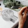FRCOLOR Delicate Small Shaving Bowl Capacity Plastic Bowl for Men Lightweight and Durable Decorative Handheld Soap Container Smooth Edges for Comfortable Grip view 3