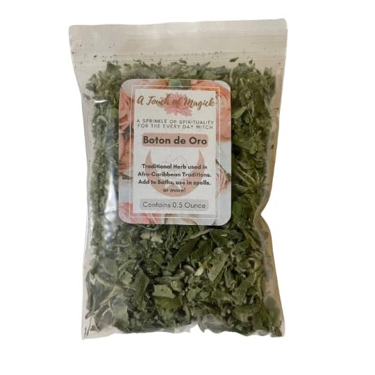 Boton de Oro Dried Herb | Herb used for Love & Attraction Spells | Contains 0.5 Ounces