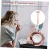 balacoo Jade Facial Roller for Wrinkles Handheld Massage Tool for Skin Tightening and Lifting Natural Healing Crystals Anti-aging Facial Massager Pink Jade view 2