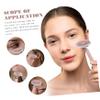 balacoo Jade Facial Roller for Wrinkles Handheld Massage Tool for Skin Tightening and Lifting Natural Healing Crystals Anti-aging Facial Massager Pink Jade view 4