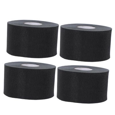 FRCOLOR 4rolls Stretchy Neck Protection Paper for Hairdressing Neck Strips Comfortable and Adhesive for Salon Haircuts Per