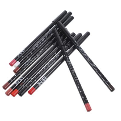 FRCOLOR 12pcs Lip Liner for Women Colors Eye Liner Lip Shaping Pencil Makeup Portable