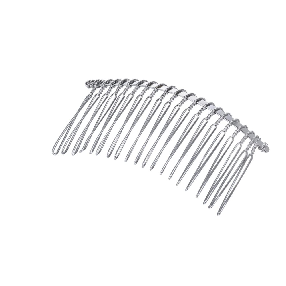 Angoily 5pcs Metal Hair Combs for Women Elegant Inserted Hair Accessories for Weddings and Bridal Veil Decoration Unique Headdress for Girls