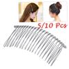 Angoily 5pcs Metal Hair Combs for Women Elegant Inserted Hair Accessories for Weddings and Bridal Veil Decoration Unique Headdress for Girls view 4